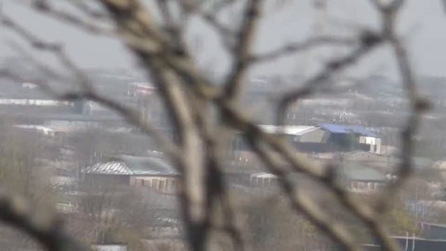 Шымкент. Вид на часть города сверху. смотреть онлайн