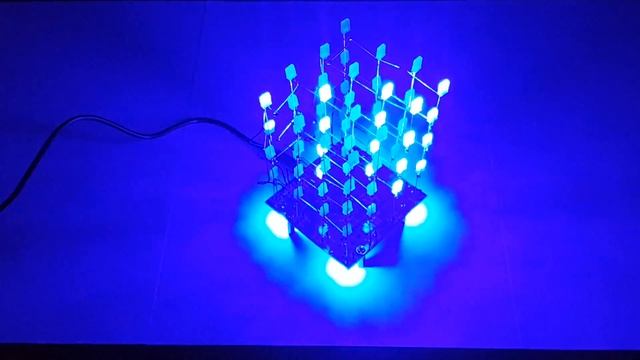 Светодиодный 3D куб. 3D LED Cube смотреть онлайн