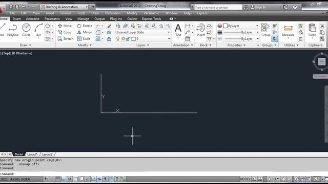 The ORDINATE Command - AutoCAD смотреть онлайн