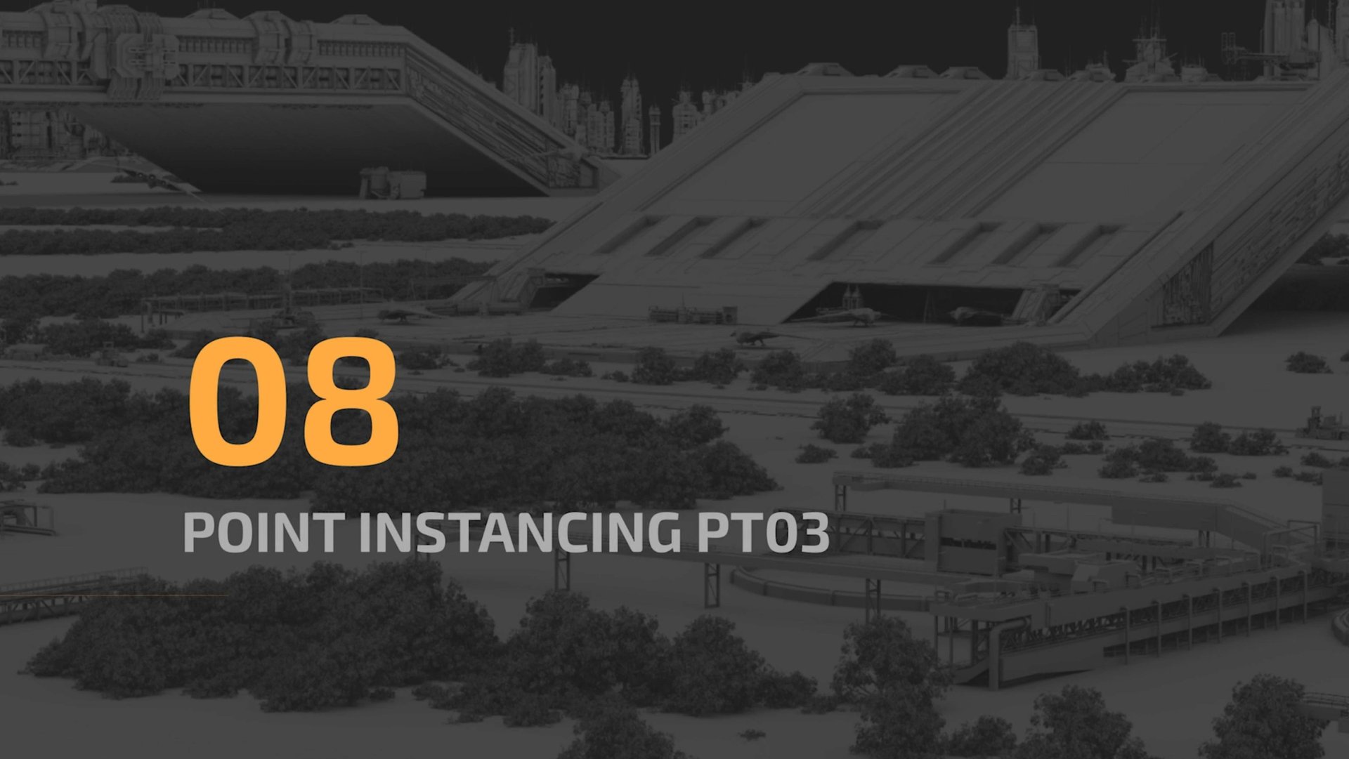 week 05 - 08 Point Instancing Part3 - Cinematic Lighting in Houdini смотреть онлайн