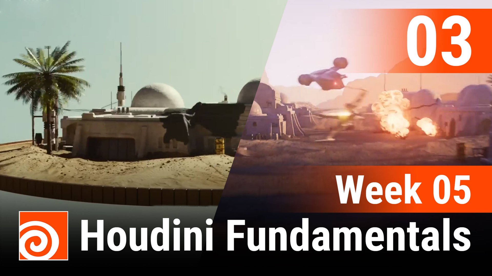 Week 05 - 03 - Heighfields Using Noises - Houdini Fundamentals