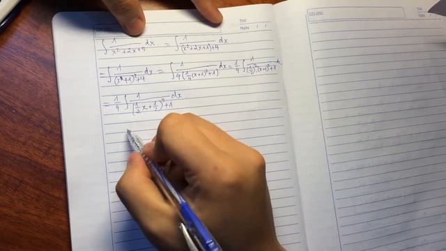 INTEGRAL OF 1/x^2 +2x +5 смотреть онлайн