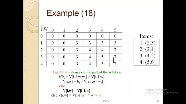 26 0/1 Knapsack Algorithm (Part 02) смотреть онлайн
