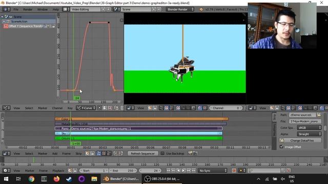 Copying keyframes using the Graph Editor (39) смотреть онлайн