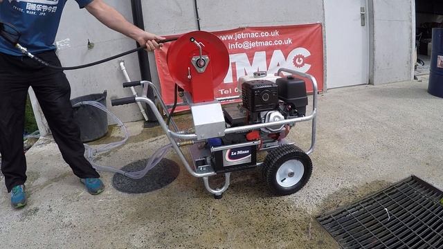 Honda Gx 390 Electric start washer and hose reel 30 meters смотреть онлайн