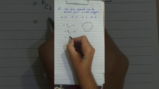 How many diagonal can be formed from 6-sided polygon #math #mathtrick #mathematics #ProfessorZIM смотреть онлайн