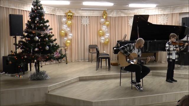 В. Пресняков «Замок из дождя» Исп. Курбановы Андрей и папа Дамир Альфетович смотреть онлайн