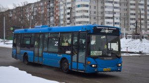 Автобус Scania OmniLink CL94UB (АР 130 22). Покатушки по Барнаулу.