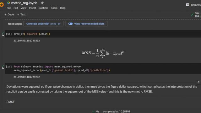Regression Metrics in Machine Learning | MAE, MSE, RMSE, R2 Score(R-Squared) 📊🔍 смотреть онлайн