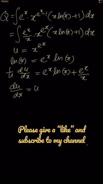 ∫(e^x)(x^(e^x - 1))(xln(x) + 1) dx. Solve by substitution method. смотреть онлайн