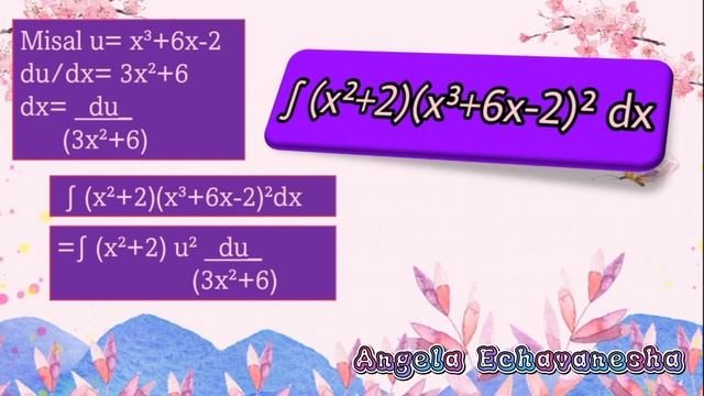 Integral dari (x²+2)(x³+6x-2)² dx Metode Subtitusi смотреть онлайн