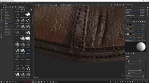 Substance painter leather boot Texturing .S M Bonin Live Stream.