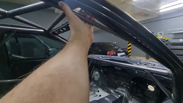 Audi 8L S3cs rollcage done смотреть онлайн