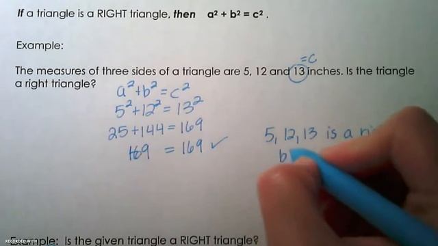 The Converse of the Pythagorean Theorem смотреть онлайн