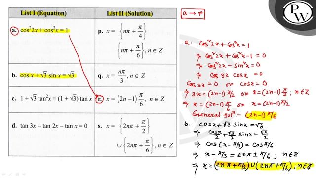 \begin{tabular}{|l|l|}
\hline \multicolumn{1}{|c|}{ List I (Equation) } & List II (Solution) \\
... смотреть онлайн