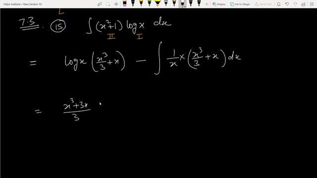 Integration Of X2+1 Log X | By Parts | Integration By Bablu Sir In Hindi | NCERT Ex 7.6 Q15 Solutio