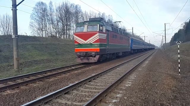 ЧС4Т-559 с 651 пассажирским Минск-Брест,перегон Колосово-Столбцы смотреть онлайн