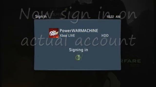 How to sign in on a modded xbox live account смотреть онлайн