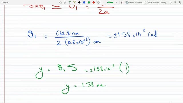 Finding first zeros of intensity when light is incident on screen with 2 slits P 9-7 смотреть онлайн