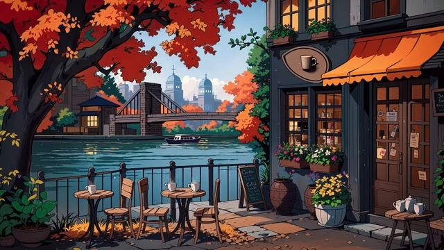 Wednessday Coffee ☕ Smooth Lofi Jazz 🍂 Lofi Hip Hop Beats for deep focus to relax chill to смотреть онлайн