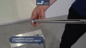Монтаж душевой перегородки RGW WA-034