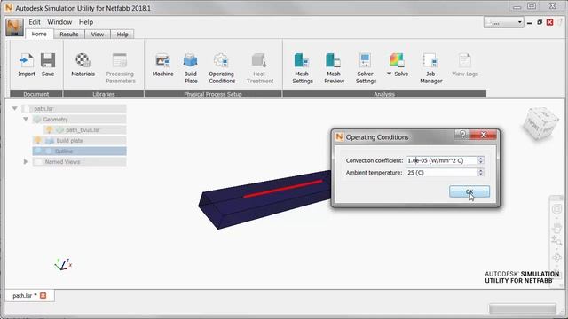 Netfabb Simulation - Directed Energy Deposition смотреть онлайн