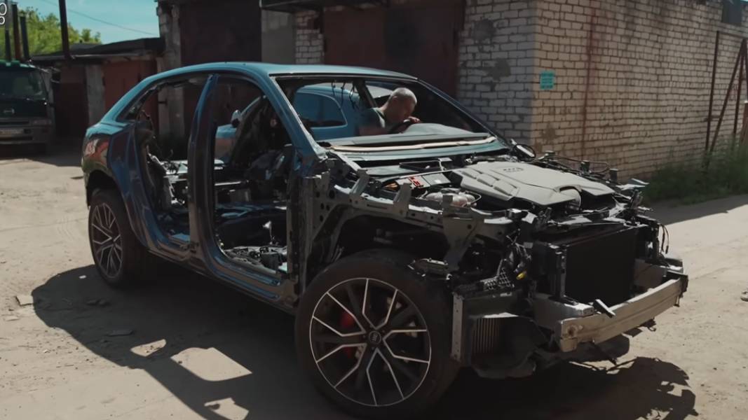 Тотальная Audi Q8 Меняем Кузов Первый Запуск И Выезд После Ремонта