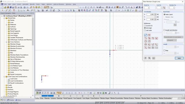 [EN] Моделирование в программе RFEM 5 | 003 Durchlaufträger смотреть онлайн