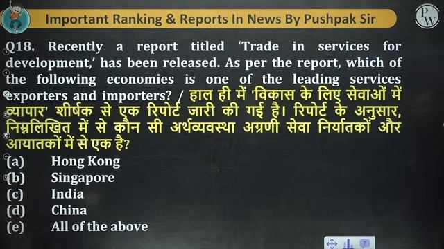 Rank and Report 2023 | Index 2023 Current Affairs | Last 3 Month Current Affairs | By Pushpak Sir смотреть онлайн