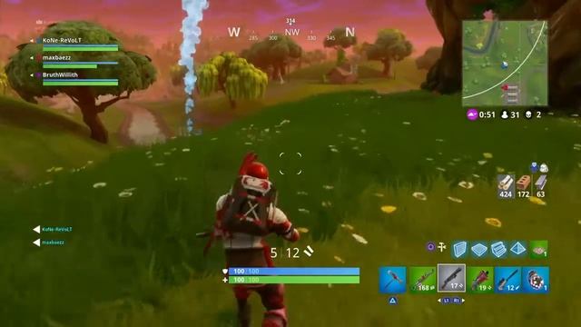 Fortnite PS4 (PT Two back 2 back) 16 health clutch outplays for days смотреть онлайн