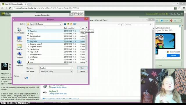 How to - Download the Mac OS X Cursor for windows 8! смотреть онлайн