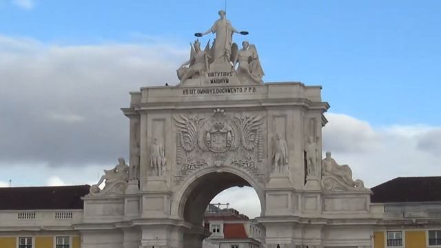 Португалия. Лиссабон. Площадь Коммерции смотреть онлайн