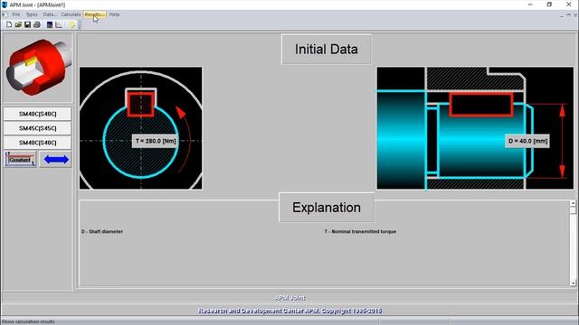 APM Joint v15 Example - Design & Calculation of a Feather Key Joint смотреть онлайн