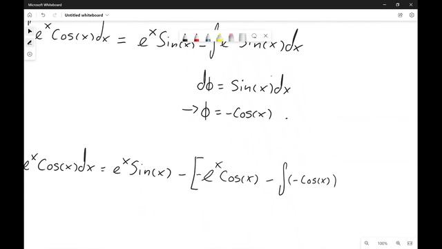 Integral of e^x*cos(x) - Integration by Parts смотреть онлайн