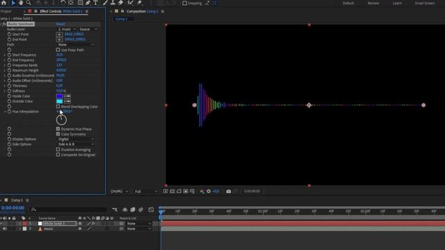 How To Make Audio Spectrum Effect In After Effects смотреть онлайн