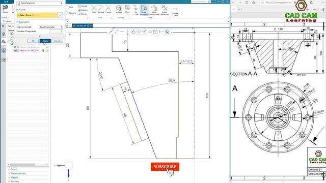 Siemens NX Modeling Tutorials #30 | 3D Modeling Practice Excercise | Revolve, Hole and Pattern смотреть онлайн