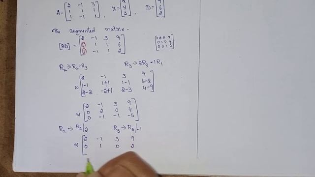 intermediate-1A//chapter-3//matrices//Gauss-Jordan method//exercise-3(h)//question no-5 смотреть онлайн