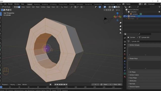 Blender How to select faces in curcular patterns faster смотреть онлайн