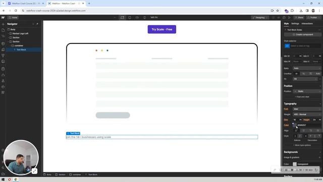 Webflow Tutorial for Beginners – No-Code Web Design смотреть онлайн