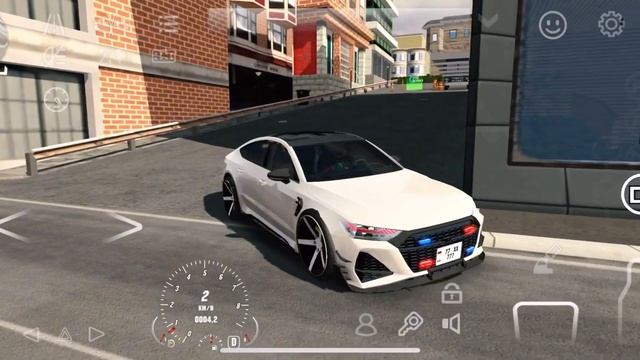Обзор нового Audi RS7 в игре car parking смотреть онлайн