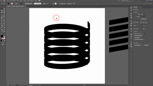 How to create a 3D Spiral in Adobe Illustrator смотреть онлайн