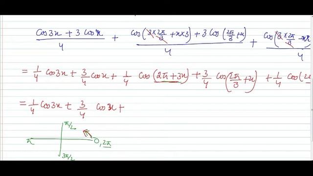 cos^3 (x) + cos^3 (2pi/3 +x) + cos^3 (2pi/3 - x)= 3/4 cos 3x смотреть онлайн