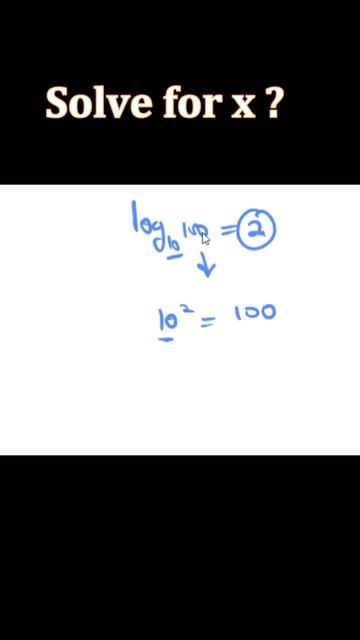 Solving for x? By first working with Logs смотреть онлайн