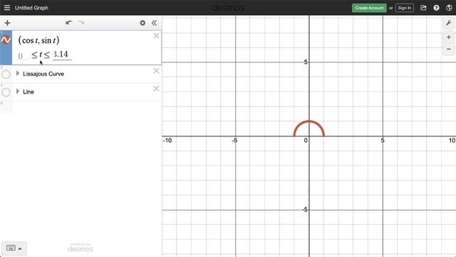 Learn Desmos: Parametric Equations
