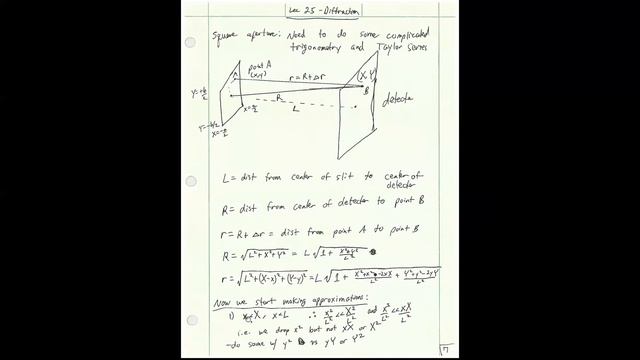 PHY 2530 Lecture 25: Diffraction by a single slit смотреть онлайн