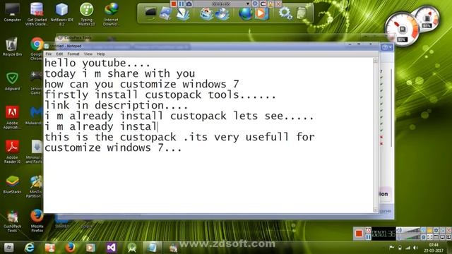 Customize Windows 7 With Custopack Tools... смотреть онлайн