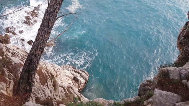 Montenegro adriatic shoreline near Petrovac смотреть онлайн