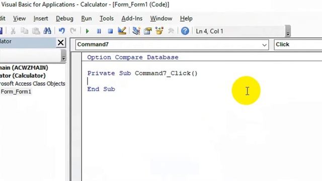 How to Create Calculator in MS Access Using VBA | MS Access смотреть онлайн