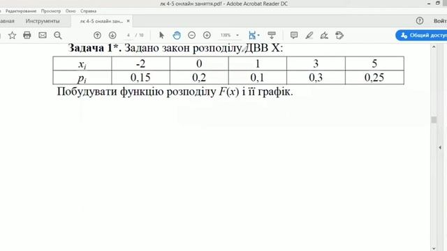 Дискретні випадкові величини (задача 1*) смотреть онлайн
