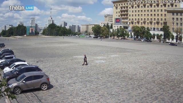 Triolan.Live - Харьков, площадь Свободы (22-07-2015) смотреть онлайн